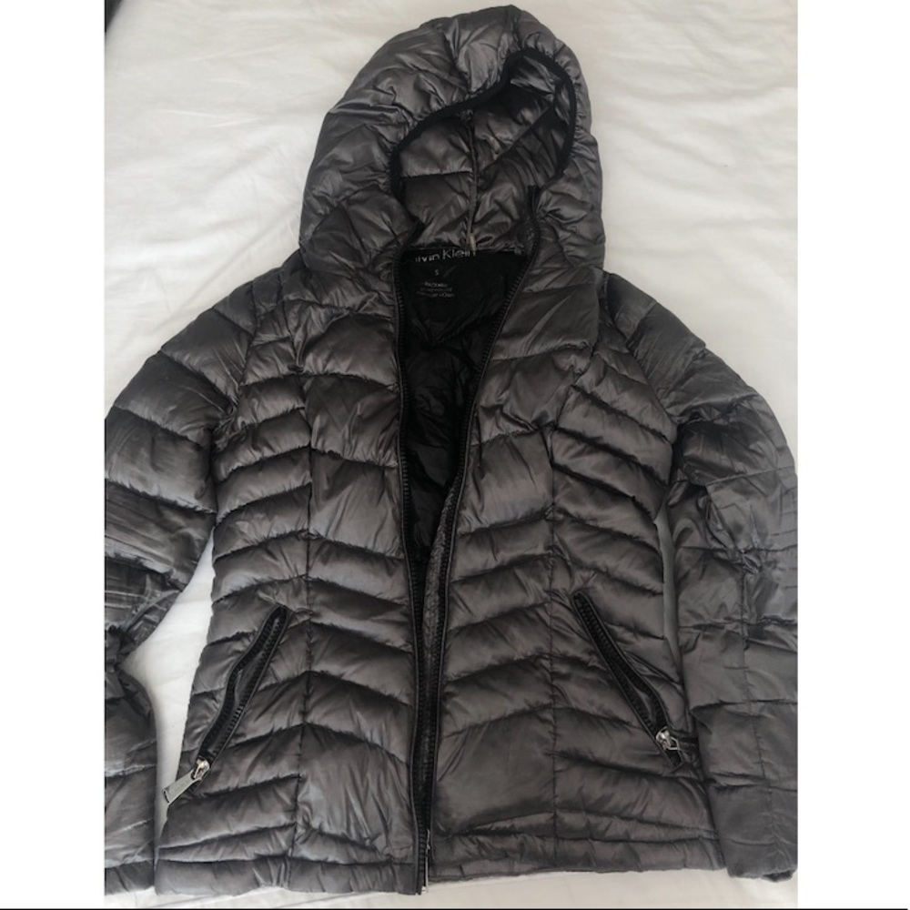 Silver Lightweight Winter Jacket